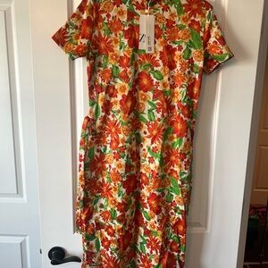 Zara Multicolor Floral Dress